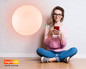 Preview: Globo LED Deckenleuchte Sajama I 30W dimmbar Fernbedienung CCT warm-/tageslichtweiss Weiß sparkle Metall Ø54cm