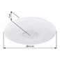 Preview: Globo LED Deckenleuchte Sully 24W dimmbar Fernbedienung CCT warm-/tageslichtweiss Weiß Metall Ø41cm