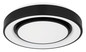 Preview: Globo LED Deckenleuchte Sully 24W dimmbar Fernbedienung CCT warm-/tageslichtweiss Schwarz Metall Ø38cm
