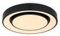 Preview: Globo LED Deckenleuchte Sully 24W dimmbar Fernbedienung CCT warm-/tageslichtweiss Schwarz Metall Ø38cm