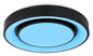 Preview: Globo LED Deckenleuchte Sully 24W dimmbar Fernbedienung CCT warm-/tageslichtweiss Schwarz Metall Ø38cm
