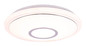 Preview: Globo LED Deckenleuchte Connor 16W dimmbar Fernbedienung CCT warm-/tageslichtweiss Weiß opal sparkle Metall Ø40cm