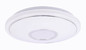 Preview: Globo LED Deckenleuchte Connor 16W dimmbar Fernbedienung CCT warm-/tageslichtweiss Weiß opal sparkle Metall Ø40cm