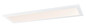 Preview: Globo LED Deckenleuchte Rosi 40W dimmbar Fernbedienung CCT warm-/tageslichtweiss Weiß Aluminium 80x20cm