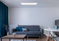 Preview: Globo LED Deckenleuchte Rosi 40W dimmbar Fernbedienung CCT warm-/tageslichtweiss Weiß Aluminium 80x20cm