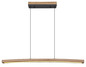 Preview: Globo LED Pendelleuchte Doro 18W dimmbar warmweiss Graphit Metall 120x100cm