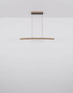 Preview: Globo LED Pendelleuchte Doro 18W dimmbar warmweiss Graphit Metall 120x100cm