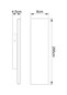 Preview: Globo LED Wandleuchte Siegfried 12W warmweiss Schwarz Aluminium 29,5x8cm