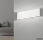 Preview: Globo LED Wandleuchte Siegfried 12W warmweiss Weiß Aluminium 29,5x8cm