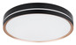 Preview: Globo LED Deckenleuchte Manni 40W dimmbar Fernbedienung CCT warm-/tageslichtweiss Schwarz Metall Ø48,5cm