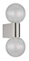 Preview: Globo Ander G9 Wandleuchte 2-fach 10W IP44 Matt, Aluminium Druckguss Ø10cm 41928-2N