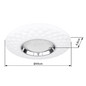 Preview: Globo LED Deckenleuchte Magnifique 30W dimmbar Fernbedienung CCT warm-/tageslichtweiss Weiß opal sparkle Metall Ø49cm