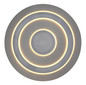 Preview: Globo LED Deckenleuchte Jayden 50W warmweiss Anthrazit gebürstet grau gebürstet MDF Ø60cm