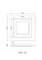 Preview: Globo LED Deckenleuchte Jayden 40W warmweiss Anthrazit gebürstet grau gebürstet Metall MDF 48x48cm
