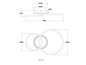 Preview: Globo LED Deckenleuchte Loretta 30W CCT warm-/neutral-/tageslichtweiss Schwarz matt Metall 50x33cm