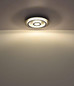 Preview: Globo LED Deckenleuchte Jayden 40W dimmbar Fernbedienung CCT warm-/tageslichtweiss Schwarz matt klar Metall Kunststoffkristalle Ø45cm