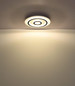 Preview: Globo LED Deckenleuchte Jayden 40W dimmbar Fernbedienung CCT warm-/tageslichtweiss Weiß matt klar Metall Kunststoffkristalle Ø45cm