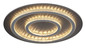 Preview: Globo LED Deckenleuchte Jayden 60W dimmbar Fernbedienung CCT warm-/tageslichtweiss Schwarz matt klar Metall Kunststoffkristalle Ø55cm