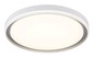 Preview: Globo LED Deckenleuchte Janice RGBW LED 48W dimmbar Fernbedienung CCT warm-/neutral-/tageslichtweiss Weiß matt silber Metall Ø50cm