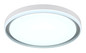 Preview: Globo LED Deckenleuchte Janice RGBW LED 48W dimmbar Fernbedienung CCT warm-/neutral-/tageslichtweiss Weiß matt silber Metall Ø50cm