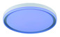 Preview: Globo LED Deckenleuchte Janice RGBW LED 48W dimmbar Fernbedienung CCT warm-/neutral-/tageslichtweiss Weiß matt silber Metall Ø50cm