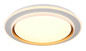 Preview: Globo LED Deckenleuchte Janice RGBW LED 48W dimmbar Fernbedienung CCT warm-/neutral-/tageslichtweiss Weiß matt Metall Ø49cm