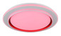 Preview: Globo LED Deckenleuchte Janice RGBW LED 48W dimmbar Fernbedienung CCT warm-/neutral-/tageslichtweiss Weiß matt Metall Ø49cm