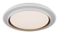 Preview: Globo LED Deckenleuchte Janice RGBW LED 48W dimmbar Fernbedienung CCT warm-/neutral-/tageslichtweiss Weiß matt Metall Ø49cm