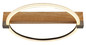 Preview: Globo LED Deckenleuchte Fletcher 15W warmweiss Holzoptik dunkel Metall 41x38cm
