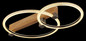 Preview: Globo LED Deckenleuchte Fletcher 24W warmweiss Holzoptik dunkel Metall 58x40cm
