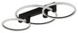 Preview: Globo LED Deckenleuchte Fletcher 40W warmweiss Schwarz matt Metall 76x38cm