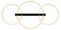 Preview: Globo LED Deckenleuchte Fletcher 40W warmweiss Schwarz matt Metall 76x38cm