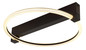 Preview: Globo LED Deckenleuchte Fletcher 15W warmweiss Schwarz matt Metall 41x38cm