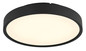 Preview: Globo LED Deckenleuchte Jess 57W dimmbar Fernbedienung CCT extra-warm-/tageslichtweiss Schwarz matt Metall Ø39cm