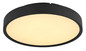 Preview: Globo LED Deckenleuchte Jess 57W dimmbar Fernbedienung CCT extra-warm-/tageslichtweiss Schwarz matt Metall Ø39cm