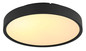 Preview: Globo LED Deckenleuchte Jess 57W dimmbar Fernbedienung CCT extra-warm-/tageslichtweiss Schwarz matt Metall Ø39cm