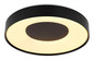 Preview: Globo LED Deckenleuchte Jolliana 30W dimmbar Fernbedienung CCT warm-/tageslichtweiss Weiß matt schwarz matt Metall Ø39cm