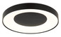 Preview: Globo LED Deckenleuchte Jolliana 40W dimmbar Fernbedienung CCT warm-/tageslichtweiss Weiß matt schwarz matt Metall Ø49cm