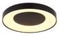 Preview: Globo LED Deckenleuchte Jolliana 40W dimmbar Fernbedienung CCT warm-/tageslichtweiss Weiß matt schwarz matt Metall Ø49cm