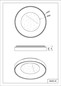 Preview: Globo LED Deckenleuchte Jolliana 40W dimmbar Fernbedienung CCT warm-/tageslichtweiss Weiß matt schwarz matt Metall Ø49cm