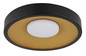 Preview: Globo LED Deckenleuchte Woki 30W warmweiss Schwarz matt goldfarben matt Metall Ø40cm