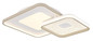 Preview: Globo LED Deckenleuchte Mosaiko 48W dimmbar Fernbedienung CCT warm-/tageslichtweiss Weiß matt Metall 50x50cm