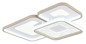 Preview: Globo LED Deckenleuchte Mosaiko 55W dimmbar Fernbedienung CCT warm-/tageslichtweiss Weiß matt Metall 65x45,5cm