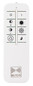 Preview: Globo LED Deckenleuchte Rada 28W dimmbar Fernbedienung CCT warm-/tageslichtweiss Weiß opal sparkle Metall Ø48cm