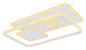 Preview: Globo LED Deckenleuchte Roderick 55W dimmbar Fernbedienung CCT warm-/tageslichtweiss Weiß Metall 65x44cm