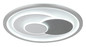 Preview: Globo LED Deckenleuchte Ruiz I 36W CCT warm-/neutral-/tageslichtweiss Weiß matt Metall Ø48cm