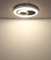 Preview: Globo LED Deckenleuchte Ruiz I 36W CCT warm-/neutral-/tageslichtweiss Weiß matt Metall Ø48cm