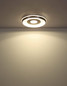 Preview: Globo LED Deckenleuchte Williamson 40W CCT warm-/neutral-/tageslichtweiss Weiß matt champagnerfarben matt Metall Ø49cm