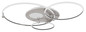 Preview: Globo LED Deckenleuchte Deon 80W CCT warm-/neutral-/tageslichtweiss Weiß matt Metall Grau gebürstet 108x95cm
