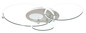 Preview: Globo LED Deckenleuchte Deon 80W CCT warm-/neutral-/tageslichtweiss Weiß matt Metall Grau gebürstet 108x95cm